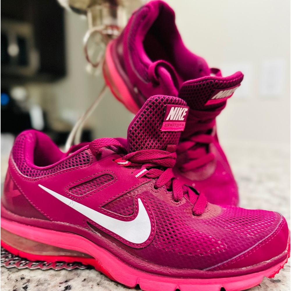 Burgundy shoes